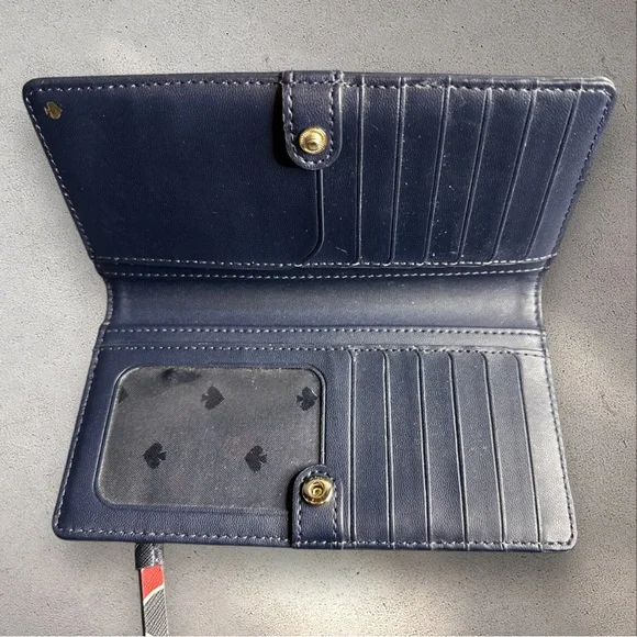 Kate Spade Cameron Breezy floral leather slim bifold wallet - Picture 4 of 8